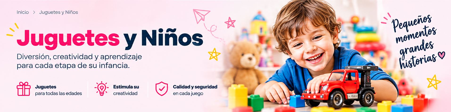 Juguetes y juegos didácticos para niños y niñas en Marias Bazar